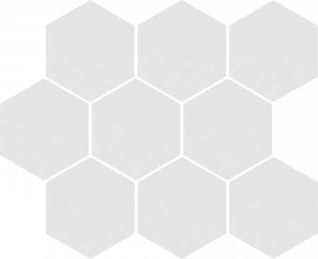 Мозаїка Cambia white lappato heksagon  27 x 33 лапатована