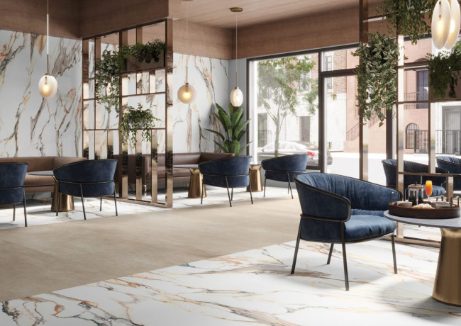 Calacatta gold  120 x 280 матова - Cerrad