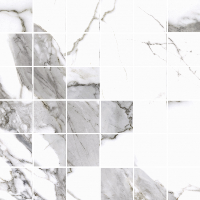 Мозаїка Calacatta white satyna  30 x 30 сатин - Cerrad